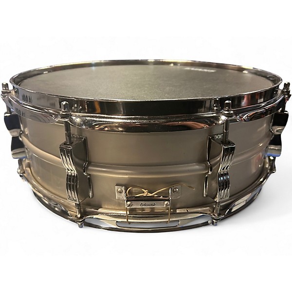 Vintage 1970s Ludwig 14X5.5 Acrolite Snare Brushed Chrome Drum