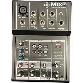 Used Mackie MIX5 Unpowered Mixer
