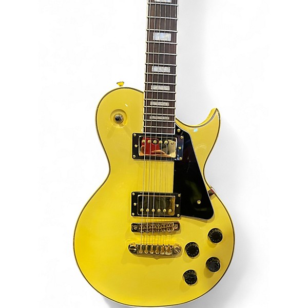 Used Aria PRO II 350 CT Yellow Solid Body Electric Guitar