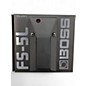 Used BOSS FS5L Latching Footswitch Sustain Pedal