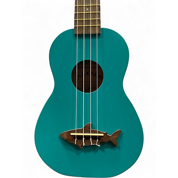 Used Kala MAKALA SHARK SOPRANO UKULELE MAKO BLUE Ukulele