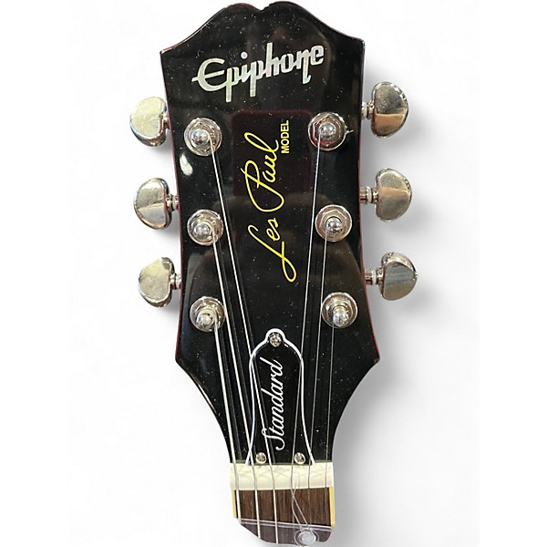 Used Epiphone Les Paul Standard Cherry Sunburst Solid Body Electric Guitar