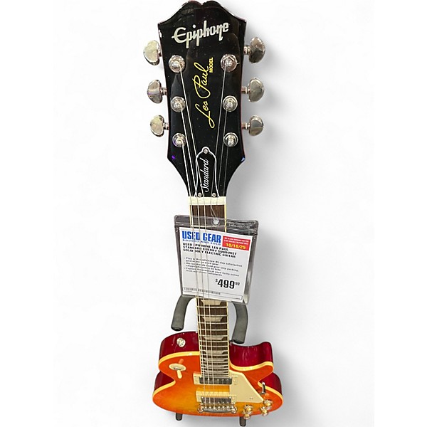 Used Epiphone Les Paul Standard Cherry Sunburst Solid Body Electric Guitar