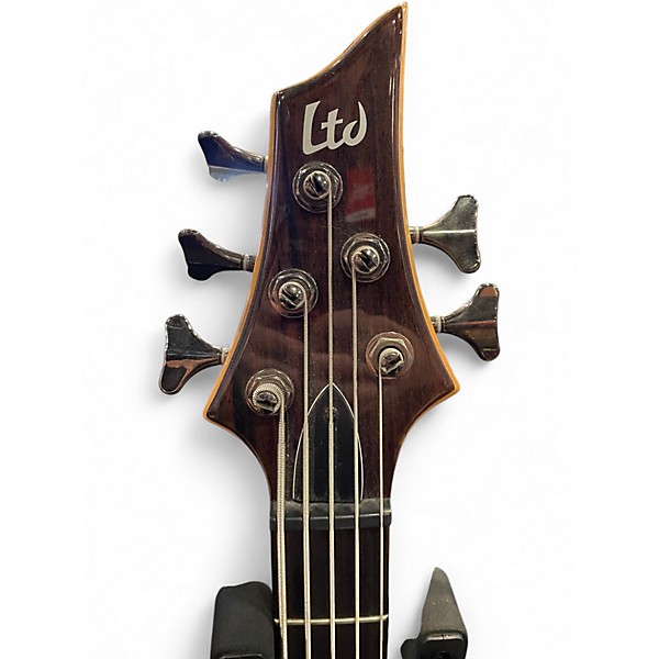 Used ESP B-5 5 string Gloss Natural Electric Bass Guitar