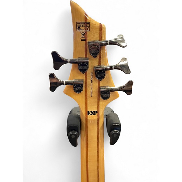 Used ESP B-5 5 string Gloss Natural Electric Bass Guitar