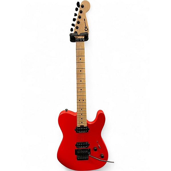 Used Charvel PRO MOD SAN DIMAS STYLE 2 HH FR Satin Red Solid Body Electric Guitar