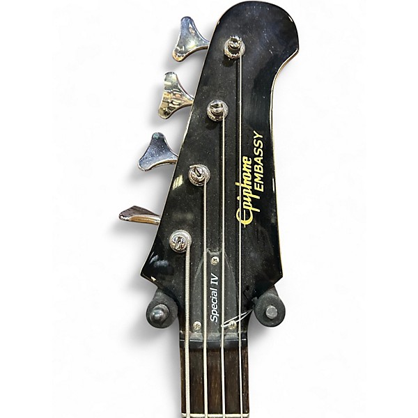 Used Epiphone Embassy Special IV Black Electric Bass Guitar