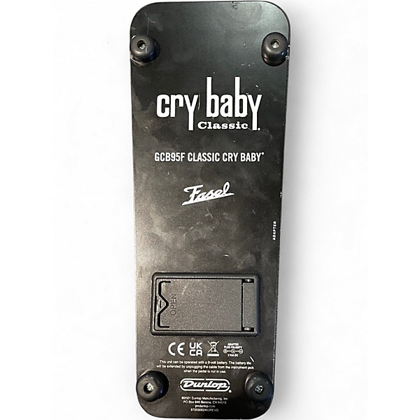 Used Dunlop GCB95F Crybaby Classic Wah With Fasel Inductor Effect Pedal