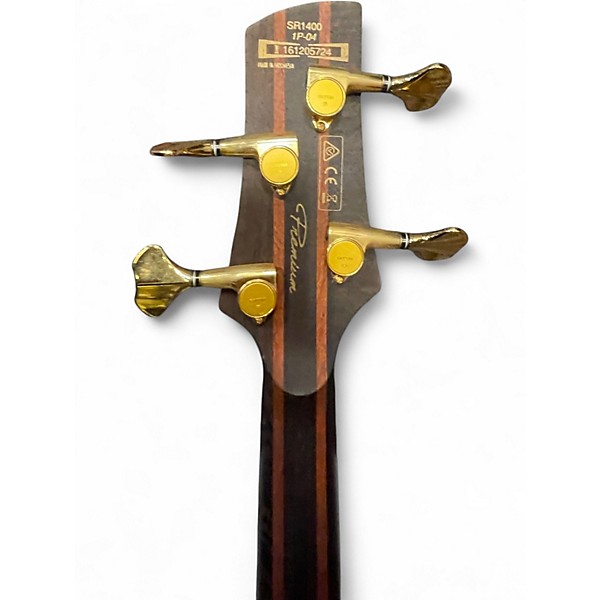 Used Ibanez SR1400 Mojito Green Electric Bass Guitar