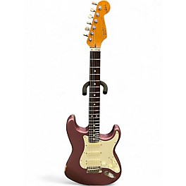 Vintage 1990s Fender jeff beck strat Burgundy Mist Solid Body Electric Guitar