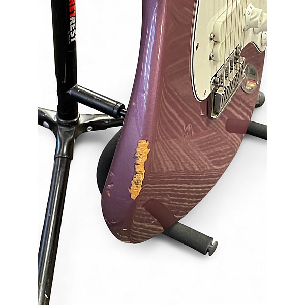 Vintage 1990s Fender jeff beck strat Burgundy Mist Solid Body Electric Guitar