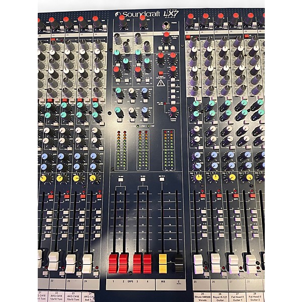 Used Soundcraft LX7II 32 CHANNEL MIXER Unpowered Mixer