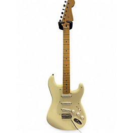 Used 2007 Fender Fender Jimmie Vaughan Tex-Mex Stratocaster Olympic White Solid Body Electric Guitar