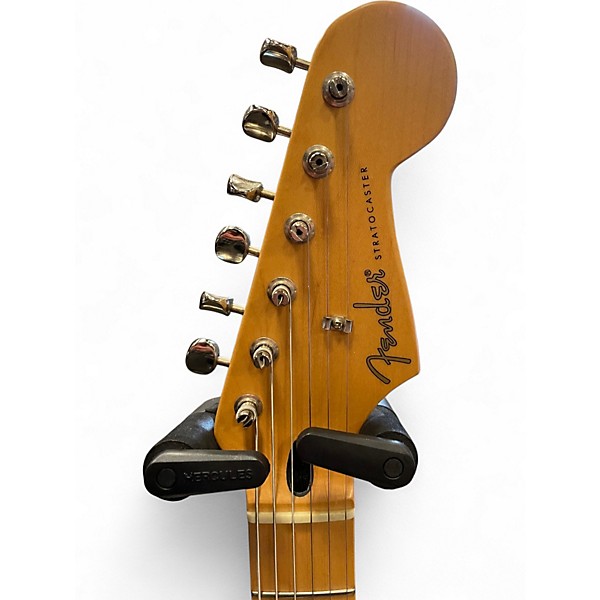 Used 2007 Fender Fender Jimmie Vaughan Tex-Mex Stratocaster Olympic White Solid Body Electric Guitar