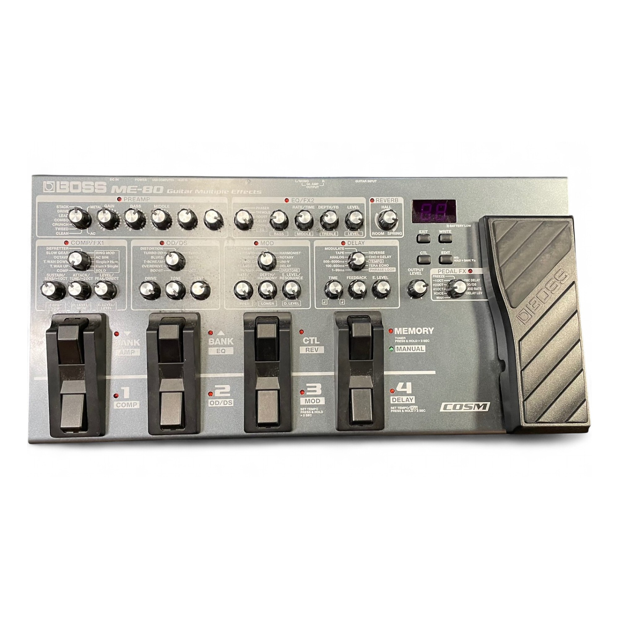 ギター BOSS ME-80 BOSS ME-80 Guitar Multiple Effects Review - The Blogging