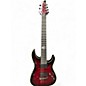 Used Schecter Guitar Research C7 Blackjack SLS Crimson Red Burst Solid Body Electric Guitar thumbnail