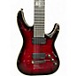 Used Schecter Guitar Research C7 Blackjack SLS Crimson Red Burst Solid Body Electric Guitar