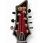 Used Schecter Guitar Research C7 Blackjack SLS Crimson Red Burst Solid Body Electric Guitar