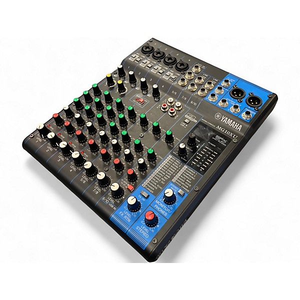 Used Yamaha MG10XU 10 Channel Mixer with Effects Unpowered Mixer