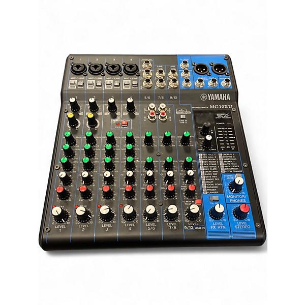 Used Yamaha MG10XU 10 Channel Mixer with Effects Unpowered Mixer