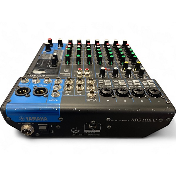 Used Yamaha MG10XU 10 Channel Mixer with Effects Unpowered Mixer
