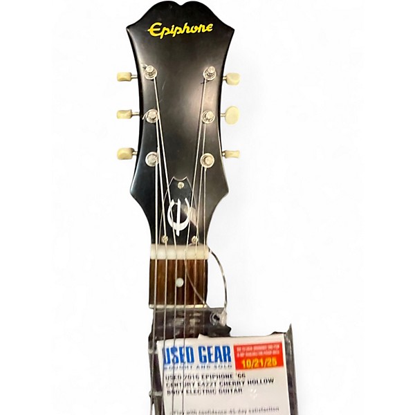 Used 2016 Epiphone '66 Century E422T Cherry Hollow Body Electric Guitar