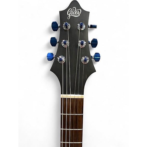 Used Gadow custom blue Solid Body Electric Guitar