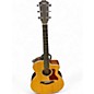 Used Taylor 214CE Deluxe Natural Acoustic Electric Guitar thumbnail