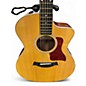 Used Taylor 214CE Deluxe Natural Acoustic Electric Guitar