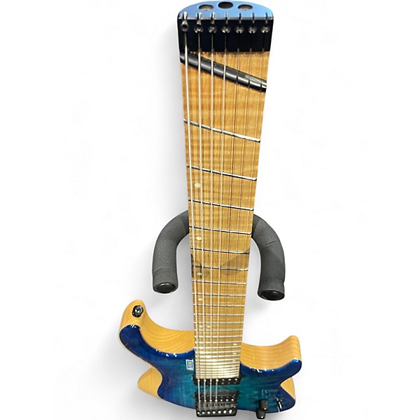 Used Kiesel OSIRIS 7 Blue Burst Solid Body Electric Guitar