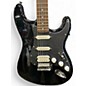 Used Fender Starcaster STRATOCASTER Black Solid Body Electric Guitar