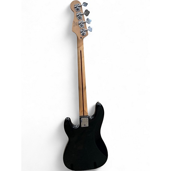 Used Squier Affinity Precision Bass Black and Gold Electric Bass Guitar