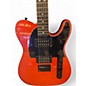 Used Squier Affinity Telecaster fsr Metallic Orange Solid Body Electric Guitar
