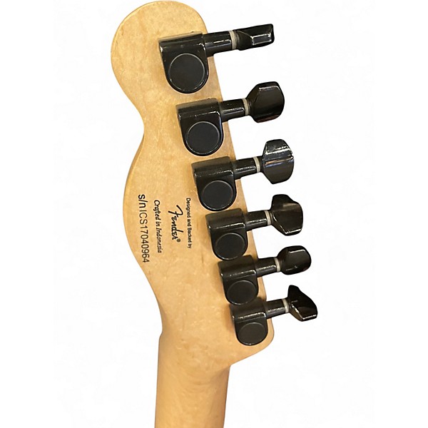 Used Squier Affinity Telecaster fsr Metallic Orange Solid Body Electric Guitar