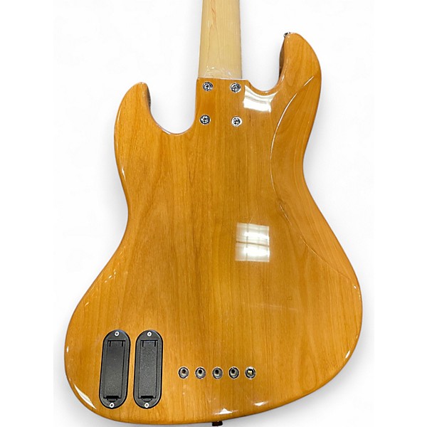 Used Bassmods K534 Natural Spalted Electric Bass Guitar