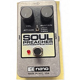 Used Electro-Harmonix Soul Preacher Nano Compressor / Sustainer Effect Pedal