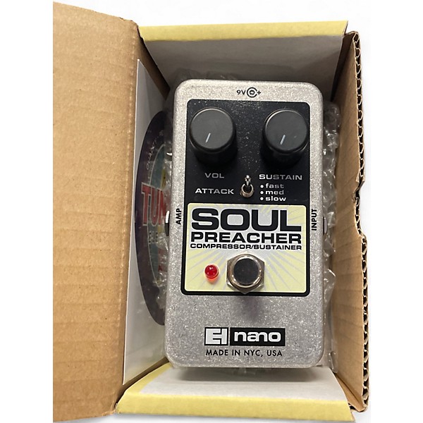 Used Electro-Harmonix Soul Preacher Nano Compressor / Sustainer Effect Pedal