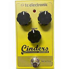 Used TC Electronic Cinders Overdrive Effect Pedal