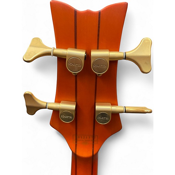 Used Schecter Guitar Research STUDIO 4 SATIN HONEY Electric Bass Guitar