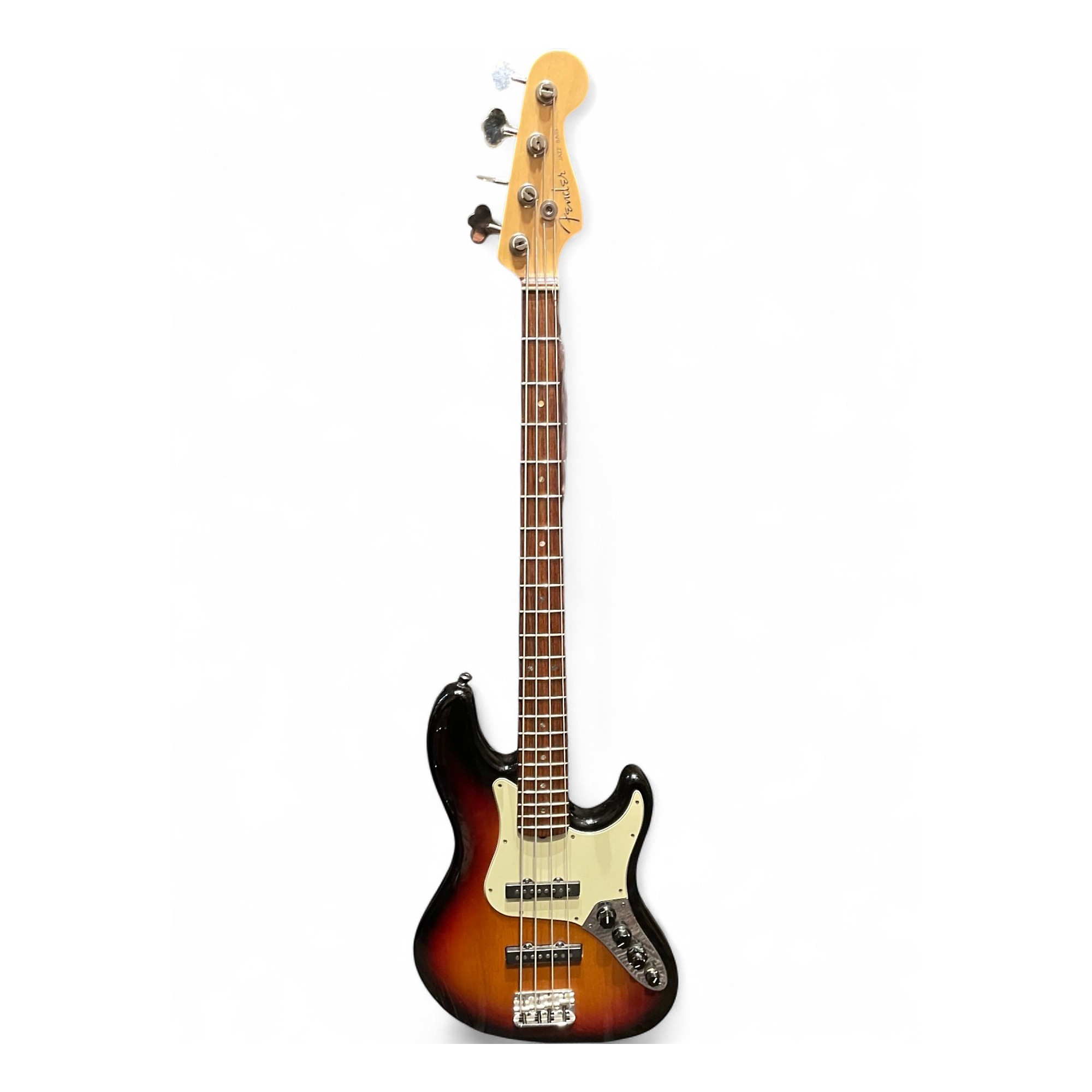 Used 2004 Fender AMERICAN JAZZ BASS 3 Color Sunburst Electric Bass