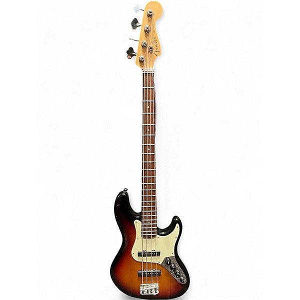 Used 2004 Fender AMERICAN JAZZ BASS 3 Color Sunburst Electric Bass Guitar