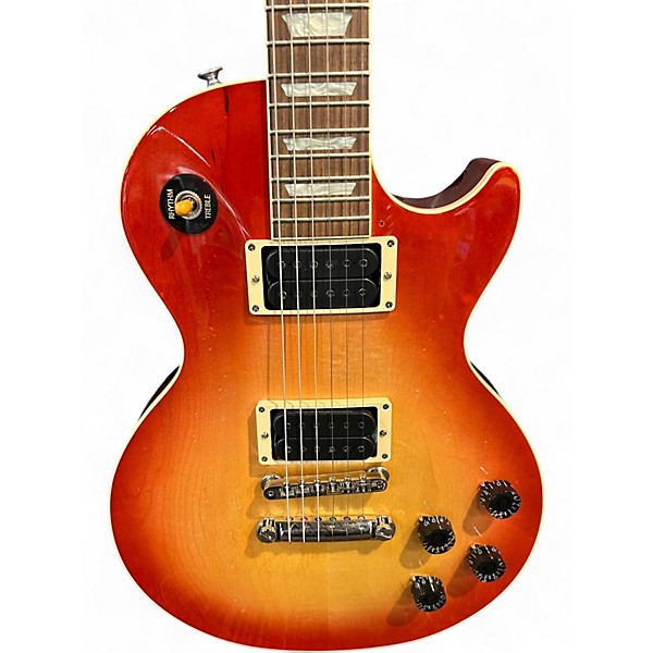 Used 2024 Gibson LES PAUL STANDARD PLAIN TOP Washed Cherry Sunburst Solid Body Electric Guitar