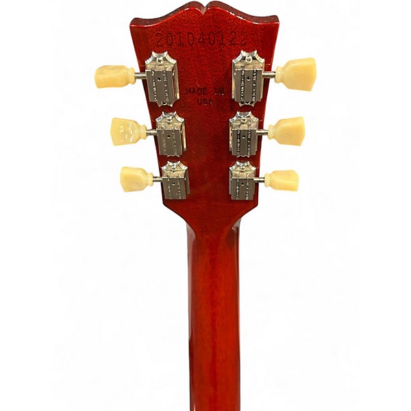 Used 2024 Gibson LES PAUL STANDARD PLAIN TOP Washed Cherry Sunburst Solid Body Electric Guitar