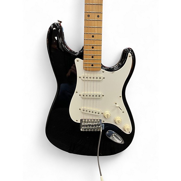 Used Squier Affinity Stratocaster Black Solid Body Electric Guitar