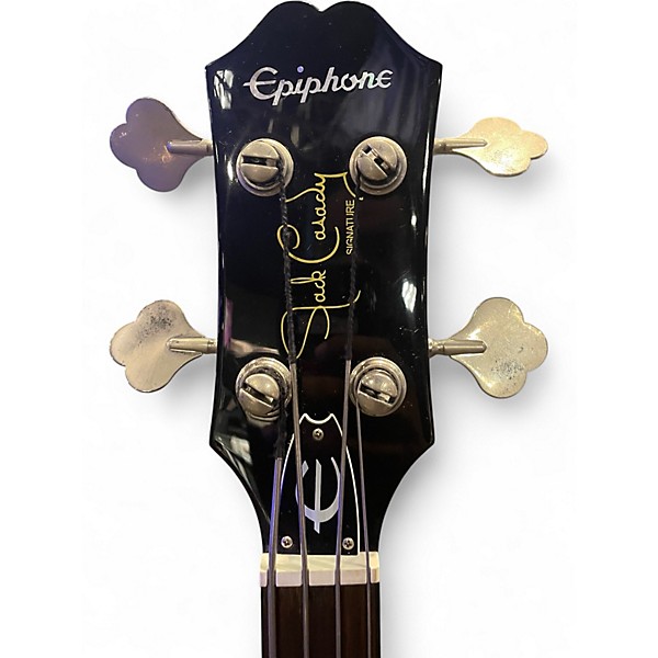 Used Epiphone Jack Casady Signature Gold Electric Bass Guitar