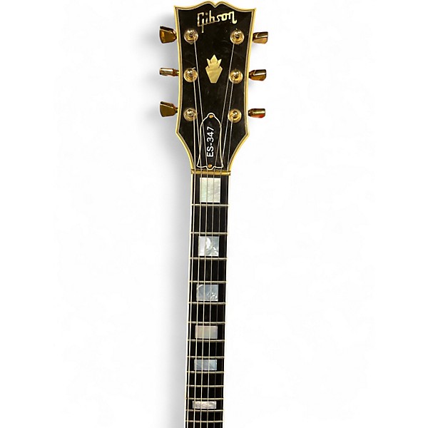 Vintage 1984 Gibson ES 347 Tobacco Sunburst Hollow Body Electric Guitar