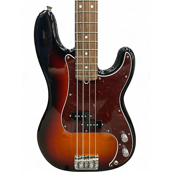 Used Fender American Professional Precision Bass 3 Color Sunburst Electric Bass Guitar