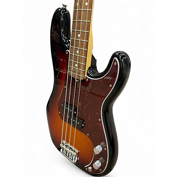 Used Fender American Professional Precision Bass 3 Color Sunburst Electric Bass Guitar
