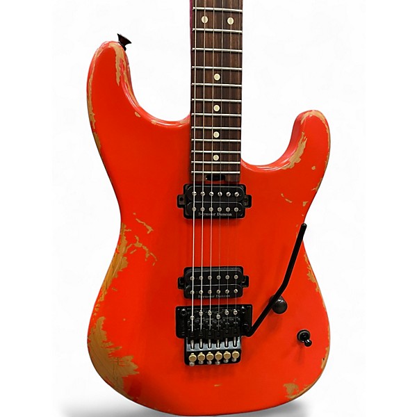 Used Charvel PRO-MOD RELIC SD1 HH FR WEATHERED ORANGE Solid Body Electric Guitar