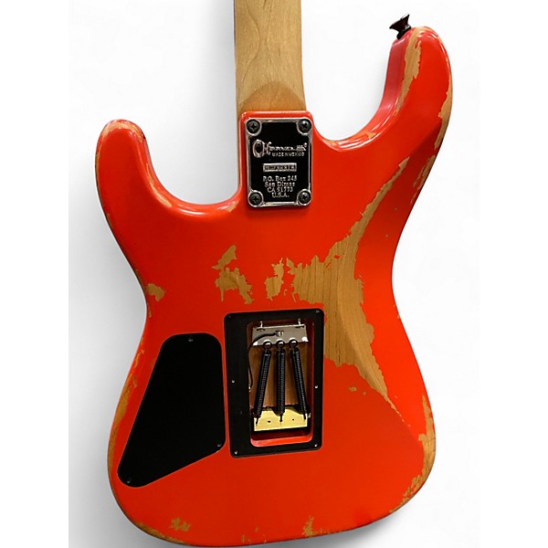Used Charvel PRO-MOD RELIC SD1 HH FR WEATHERED ORANGE Solid Body Electric Guitar